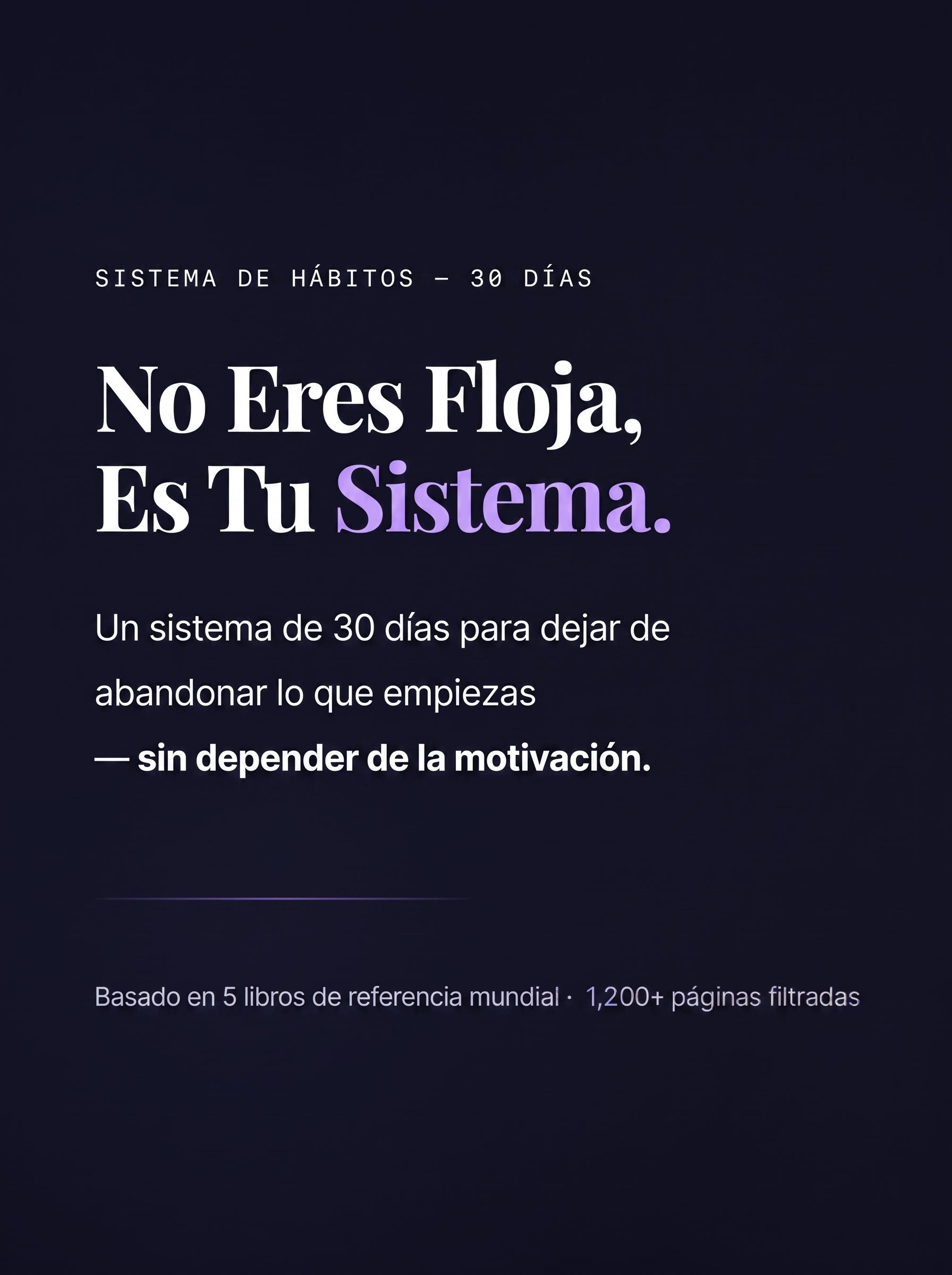 No Eres Floja, Es Tu Sistema ⚙️